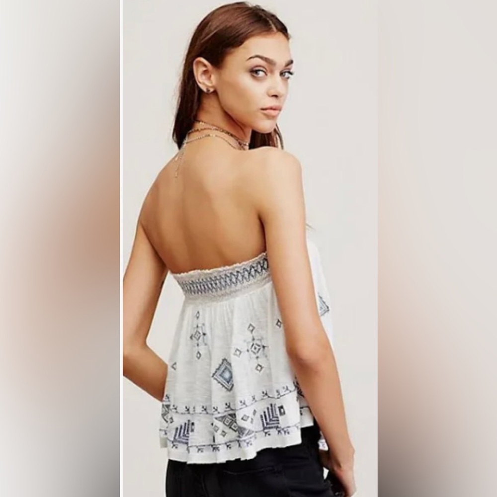 NWOT Free people Boho Tube Top - Picture 2 of 13
